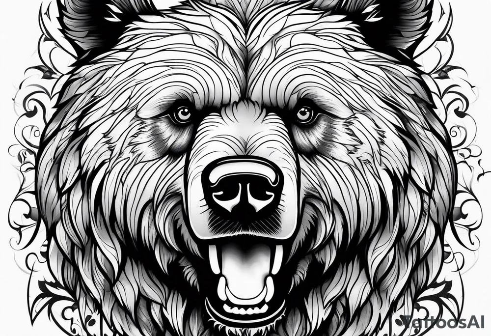 Grizzle Bear tattoo idea