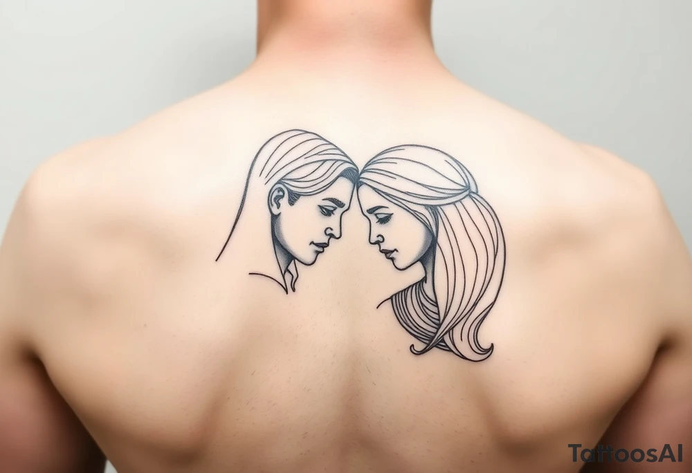 Father and daughter tattoos tattoo idea