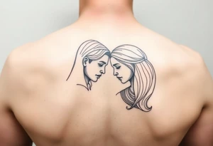 Father and daughter tattoos tattoo idea