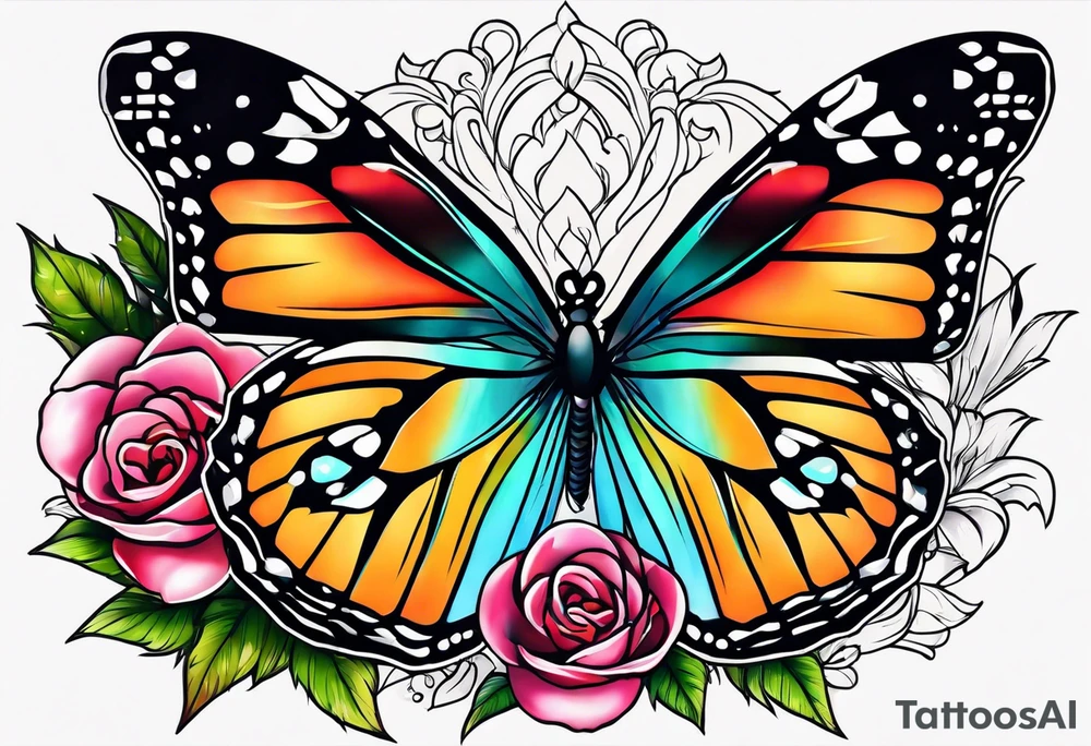 👑, 🎀 tattoo idea