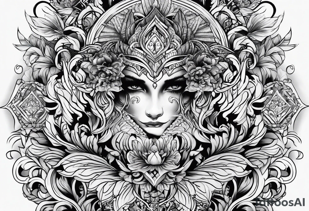 Hand tattoo idea
