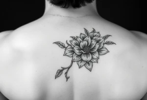 Floral tattoo for a rebel tattoo idea
