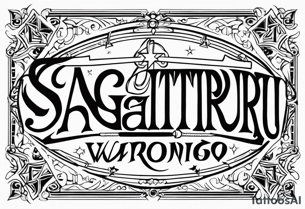 sagittarius, faith, strong, warrior, god, jesus, christ tattoo idea