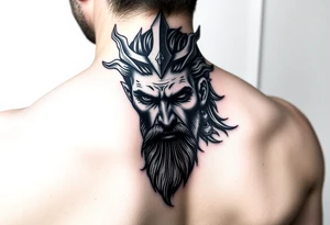 Hades portrait tattoo idea