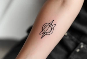 reloj de arena, universo tattoo idea