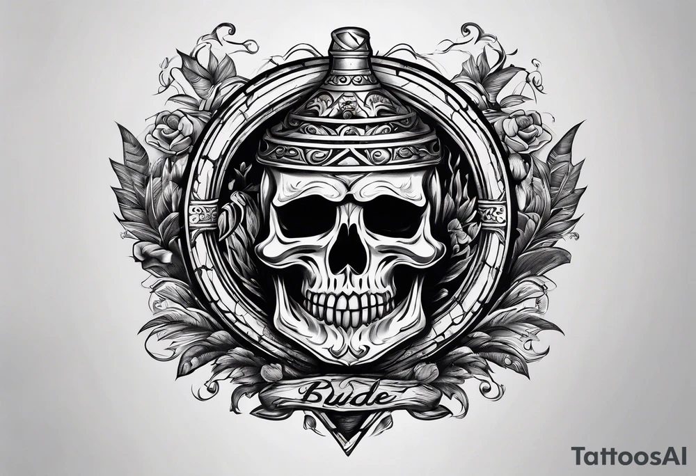 bude barrel rock tattoo idea