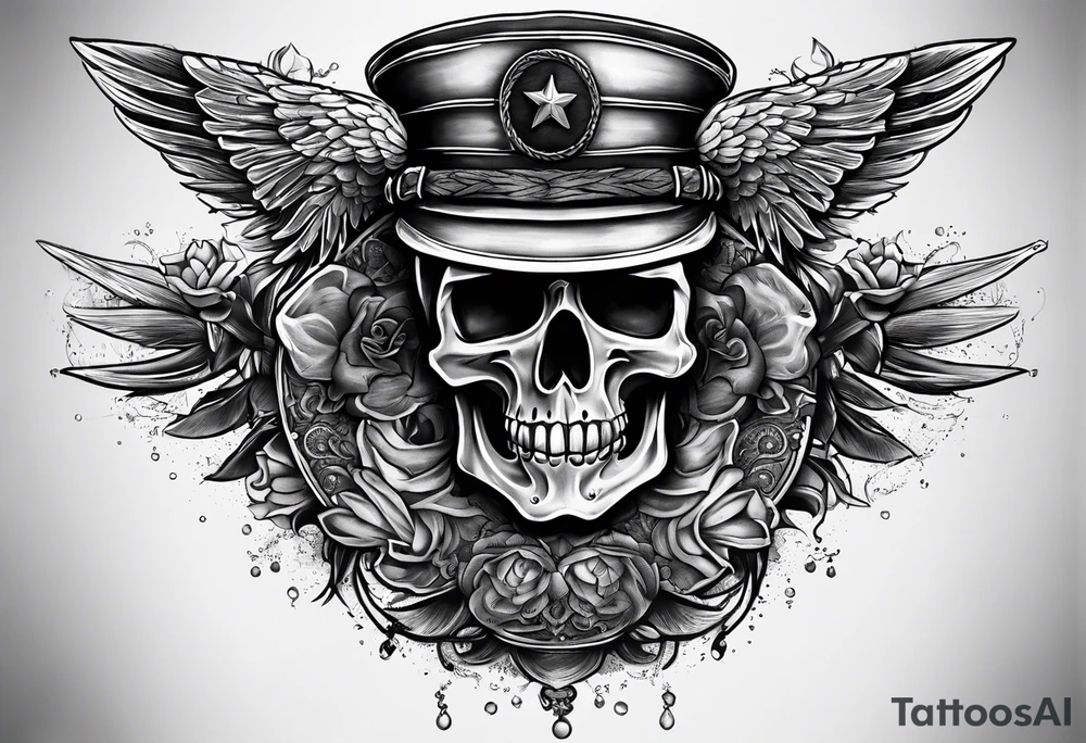 us Marine death tattoo idea