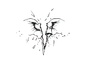 Broken sobriety tattoo idea