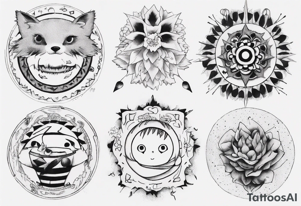 cibo matto pom pom album cover tattoo idea