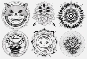 cibo matto pom pom album cover tattoo idea