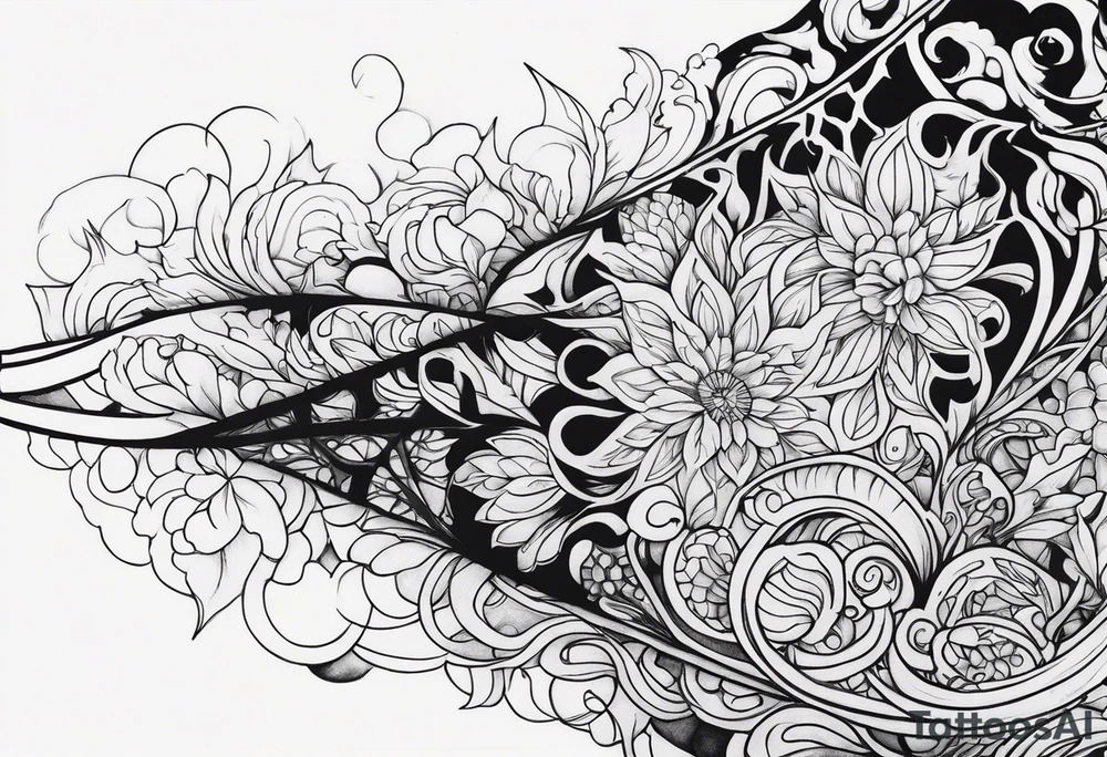 cells split, tendons stretch tattoo idea