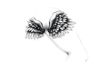 angel wings 
rest easy 
thomas wayne adams tattoo idea