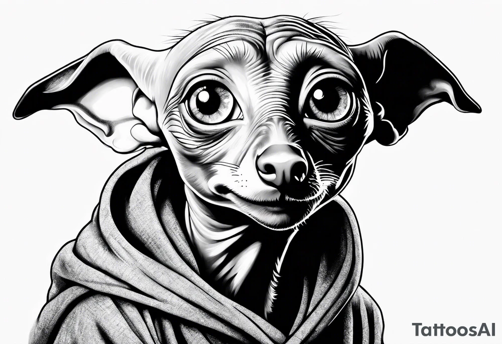 Dobby from harry potter tattoo idea