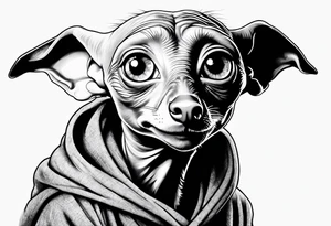 Dobby from harry potter tattoo idea