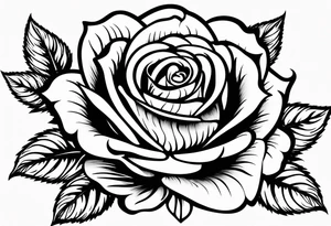 Roses and ornemental tattoo idea