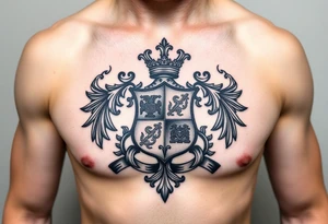 Smith, Irish family crest very intricate tattoo idea