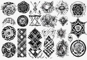tartan skirt tattoo idea