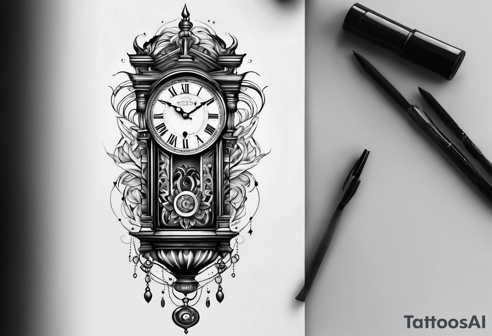 Clock tattoo idea