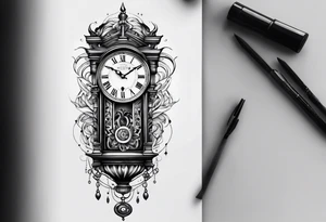 Clock tattoo idea
