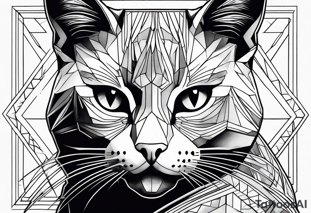 Black Cat tattoo idea