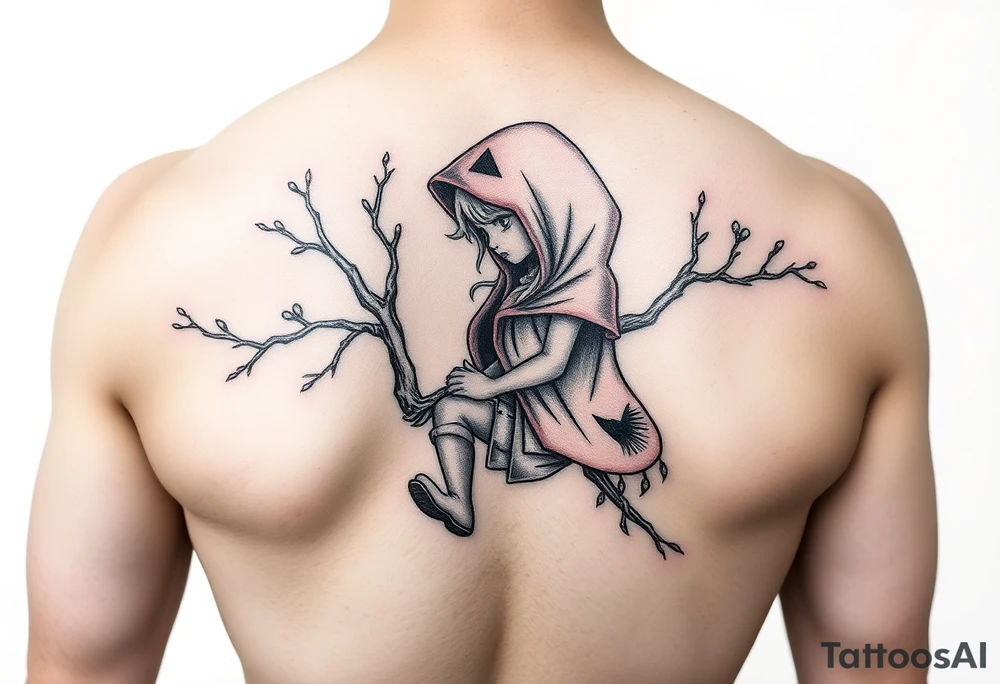 Little red riding hood nursery rhyme tattoo idea
