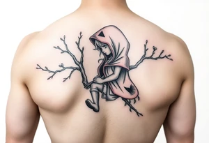 Little red riding hood nursery rhyme tattoo idea