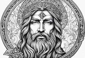 The symbol of Matthias in the bible tattoo idea