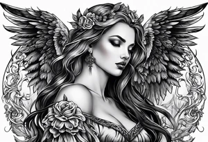 Angel of death tattoo idea