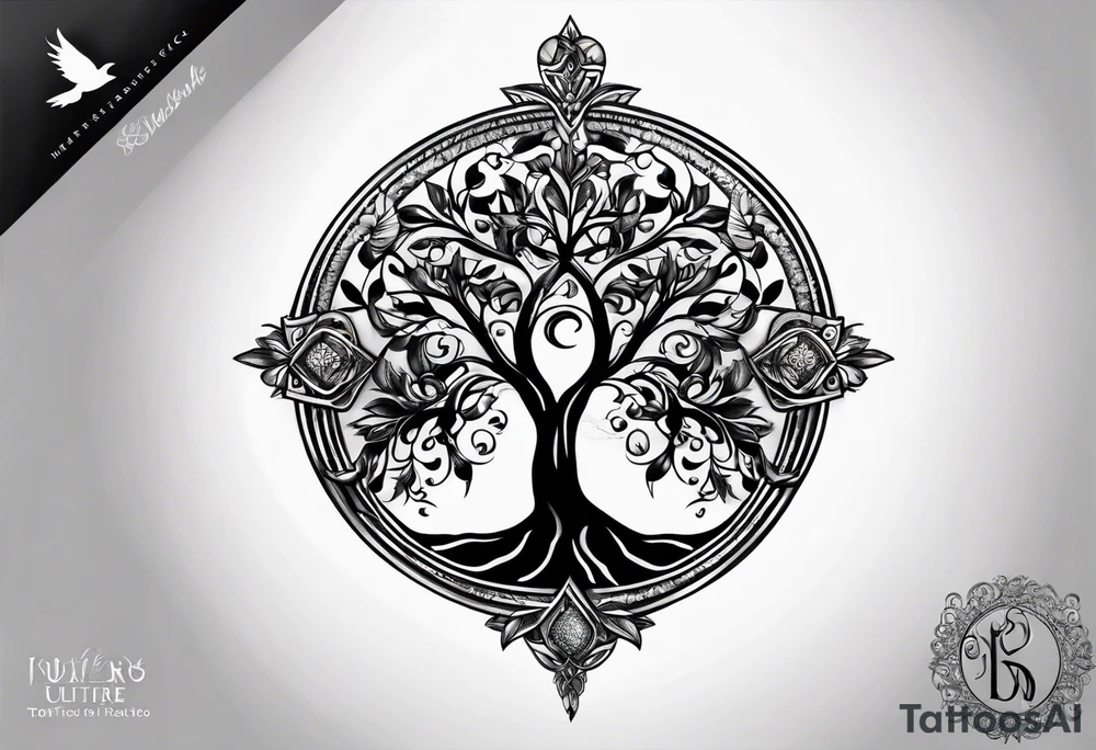 tree of life tattoo idea