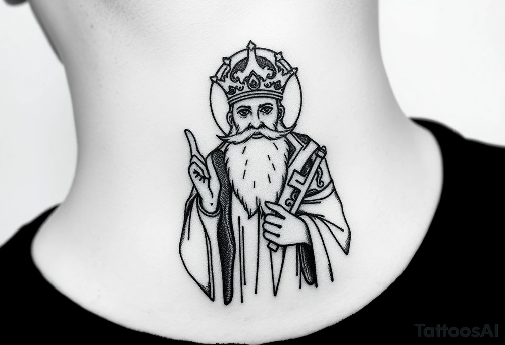 Saints like St. Nicholas or St. Andrew tattoo idea