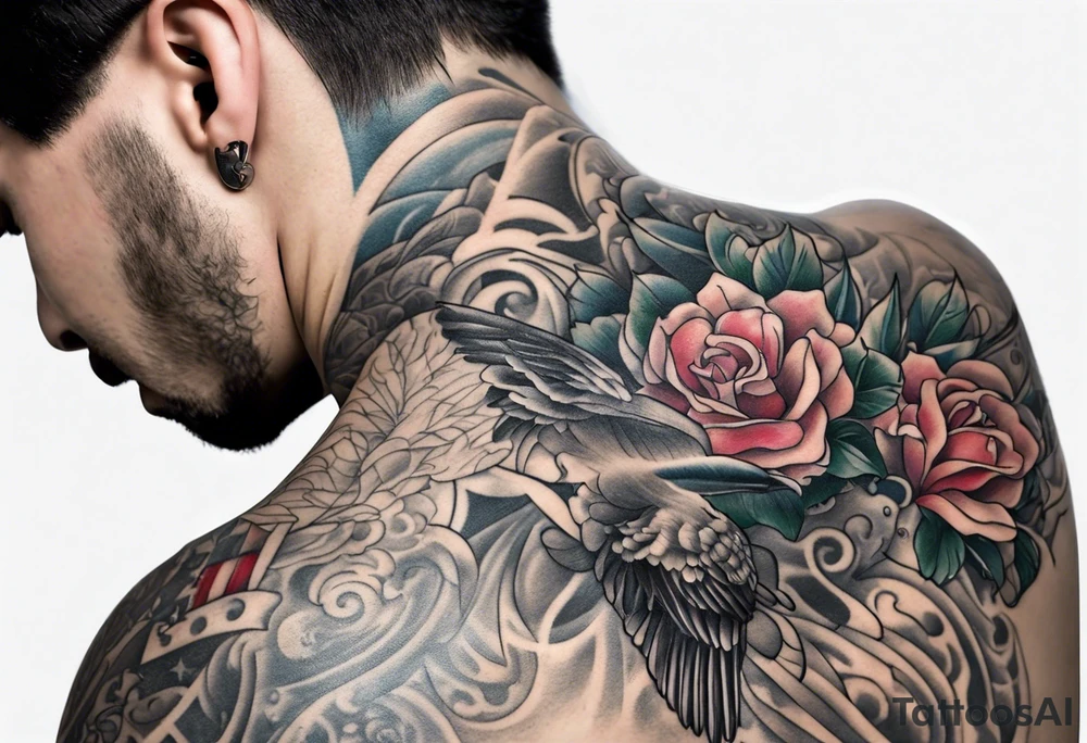 Tattoo being ejecting from the skin of the neck, symbolizing the release of the voice and freedom from censorship. tattoo idea