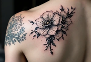 hong kong flower tattoo idea