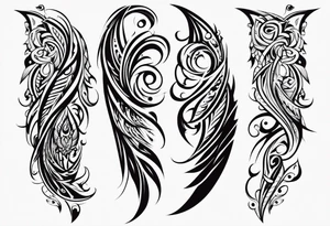 forearm tattoo
tribal wing tattoo idea