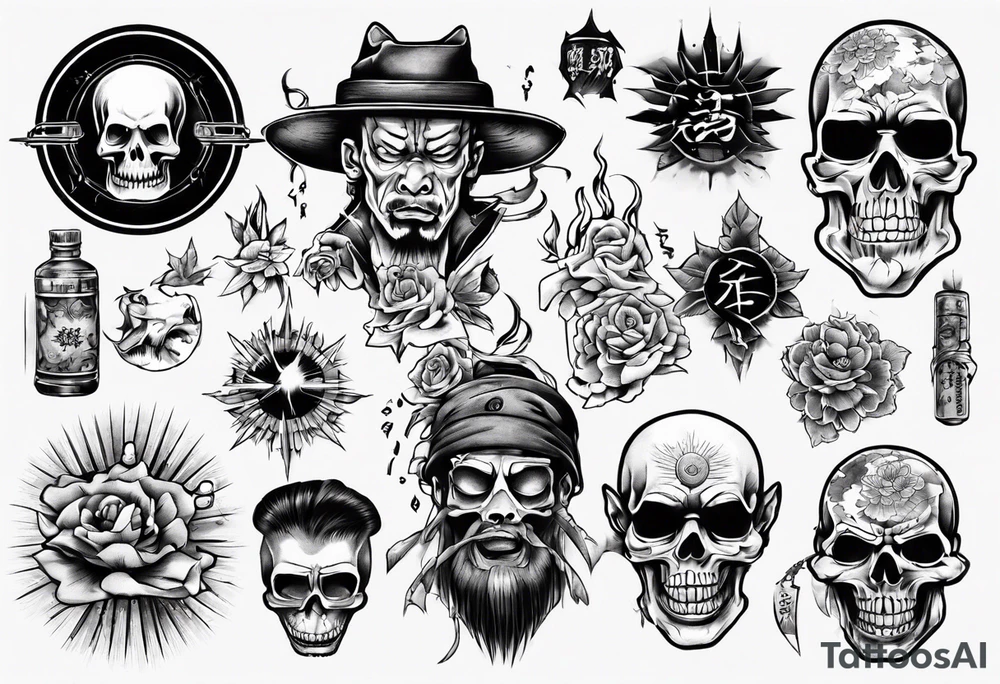 gangsta tattoo idea