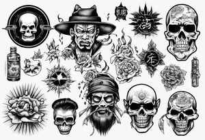 gangsta tattoo idea