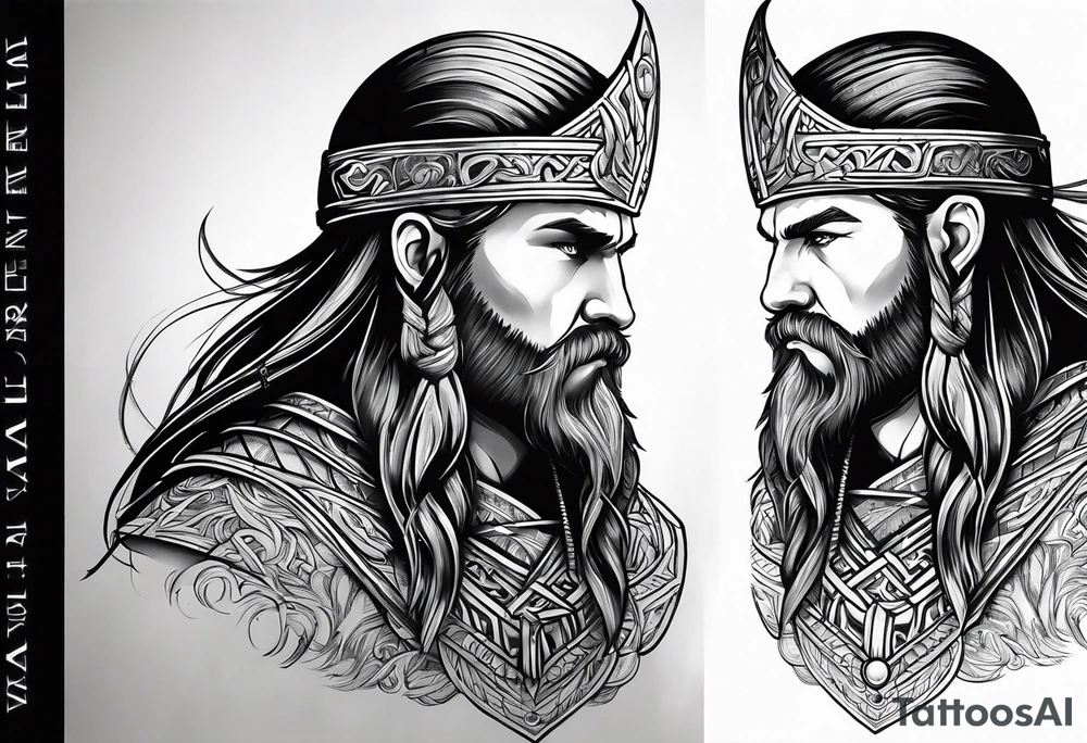 Viking, pfern tattoo idea