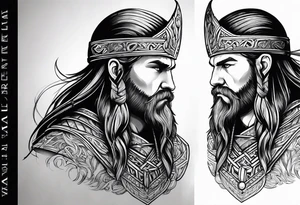 Viking, pfern tattoo idea