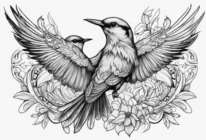 Birds 7 tattoo idea
