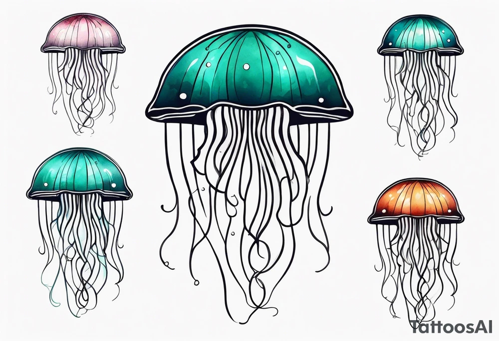 jellyfish tattoo idea