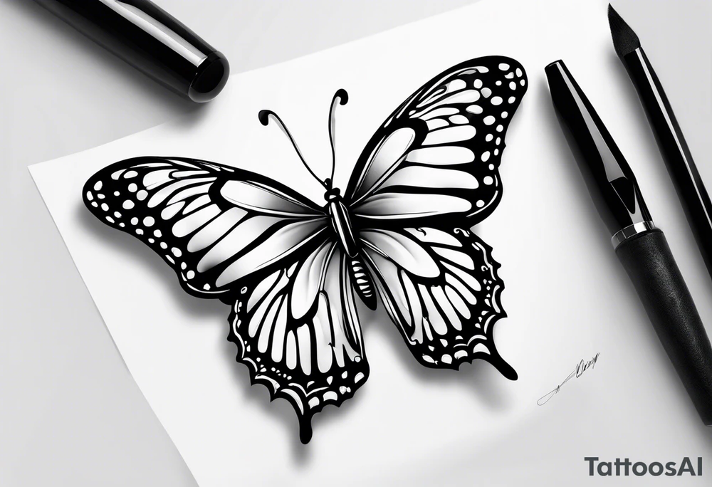 butterfly tattoo idea
