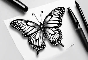 butterfly tattoo idea