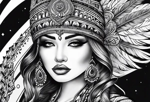 black, hand, tattoo idea