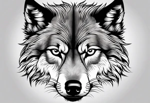 Wolf eyes tattoo idea