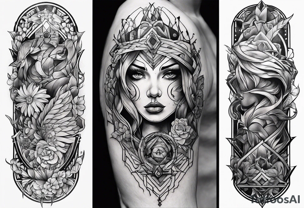 trapped tattoo idea
