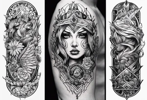 trapped tattoo idea