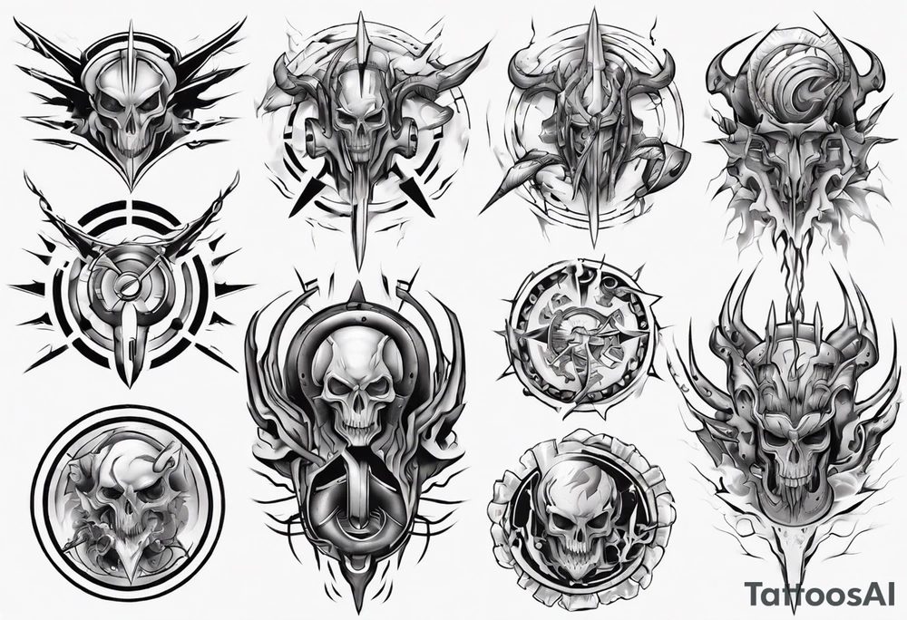 thunder tattoo idea