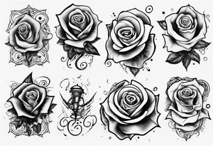 speaker rose tattoo idea