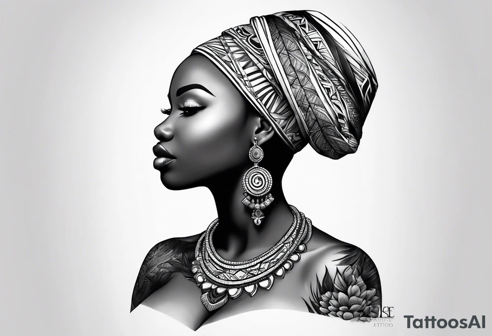 african tattoo idea