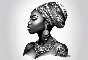 african tattoo idea