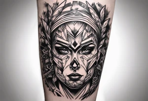 forearm street art graffiti "GenX OG" tattoo idea